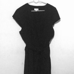 Maison Jules black faux wrap dress